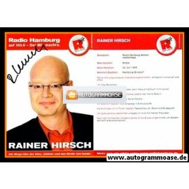 Autogramm Radio | Hamburg | Rainer HIRSCH | 2010er (Portrait Color)