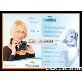 Autogramm Radio | Paloma | Katrin HERDZIN | 2010er (Portrait Color) 1