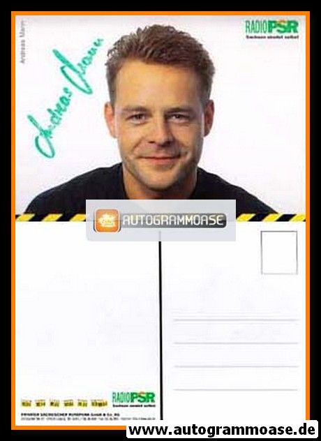 Autogramm Radio | PSR | Andreas MANN | 2000er (Portrait Color)
