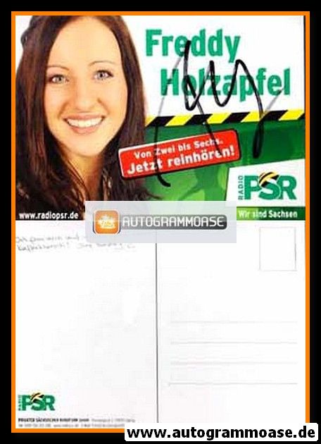 Autogramm Radio | PSR | Freddy HOLZAPFEL | 2010er (Portrait Color)