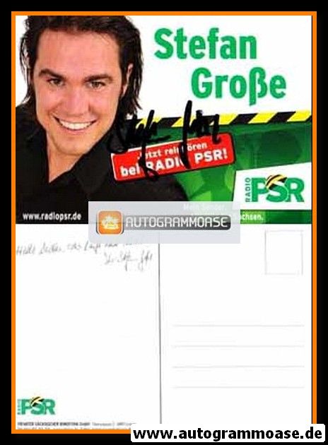 Autogramm Radio | PSR | Stefan GROSSE | 2010er (Portrait Color) 1