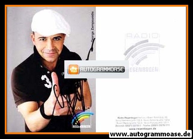 Autogramm Radio | Regenbogen | George ZAMPOUNIDIS | 2010er (Portrait Color)