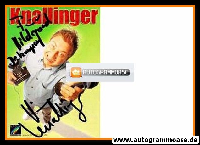 Autogramm Radio | Regenbogen | Heiner KNALLINGER | 2010er (Portrait Color)