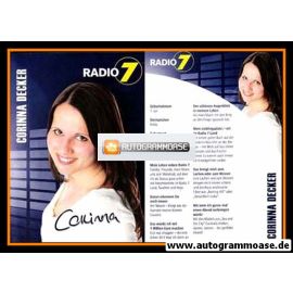 Autogramm Radio | Radio 7 | Corinna DECKER | 2000er (Portrait Color)