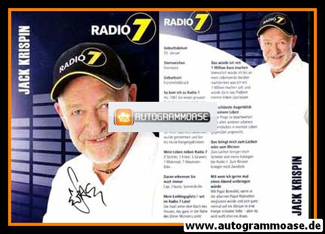 Autogramm Radio | Radio 7 | Jack KRISPIN | 2000er (Portrait Color) 