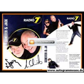 Autogramme Radio | Radio 7 | Andi SCHEITER + Jack KRISPIN | 2000er (Portrait Color) 