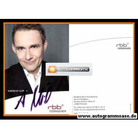 Autogramm TV | RBB | Alexander ULRICH | 2010er (Portrait Color)