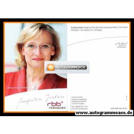 Autogramm TV | RBB | Angelika JORDAN | 2010er (Portrait Color)