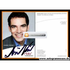 Autogramm TV | RBB | Dominik VISCHER | 2010er (Portrait Color)