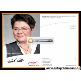 Autogramm TV | RBB | Friederike SITTLER | 2010er (Portrait Color) 1