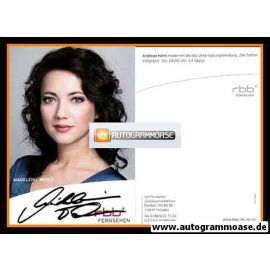 Autogramm TV | RBB | Madeleine WEHLE | 2010er (Portrait Color) 1