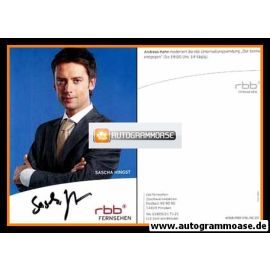 Autogramm TV | RBB | Sascha HINGST | 2010er (Portrait Color) 