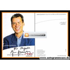 Autogramm TV | RBB | Jochen SPRENTZEL | 2010er (Portrait Color)