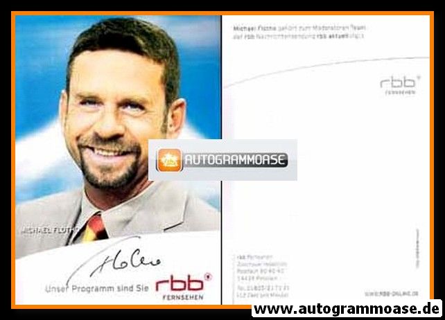 Autogramm TV | RBB | Michael FLOTHO | 2010er "RBB Aktuell"