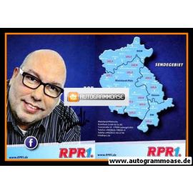 Autogramm Radio | RPR1. | Bob MURAWKA | 2010er (Portrait blau)