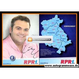 Autogramm Radio | RPR1. | Andreas KUNZE | 2010er (Portrait blau)