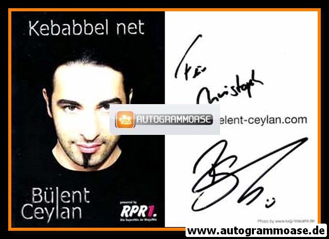 Autogramm Comedy | Bülent CEYLAN | 2007 (Portrait Color) "Kebabbel Net"