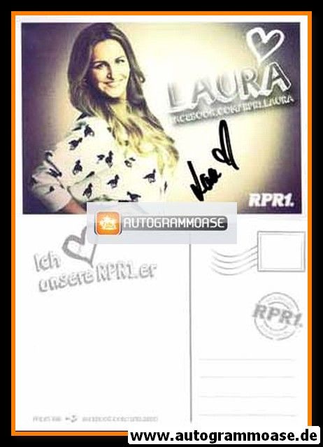 Autogramm Radio | RPR1. | Laura NOWAK | 2010er (Portrait quer)