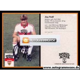 Autogramm Fussball | VfB Stuttgart | 1984 | Jörg WOLFF