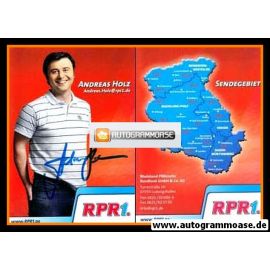 Autogramm Radio | RPR1. | Andreas HOLZ | 2010er (Portrait rot)
