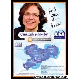 Autogramm Radio | R.SA | Christoph SCHNEIDER | 2010er (Portrait Color)