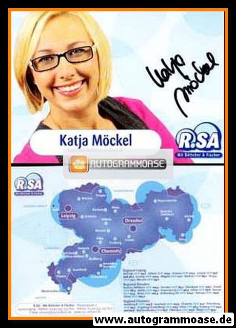 Autogramm Radio | R.SA | Katja MÖCKEL | 2010er (Portrait Color) 1