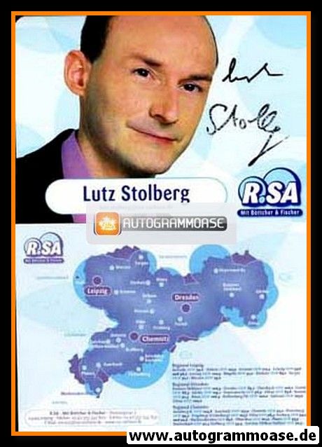 Autogramm Radio | R.SA | Lutz STOLBERG | 2010er (Portrait Color)