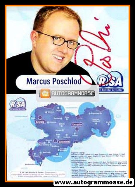 Autogramm Radio | R.SA | Marcus POSCHLOD | 2010er (Portrait Color)