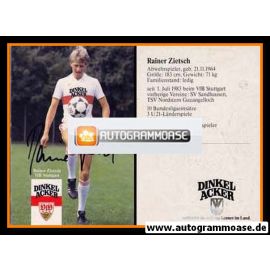 Autogramm Fussball | VfB Stuttgart | 1984 | Rainer ZIETSCH