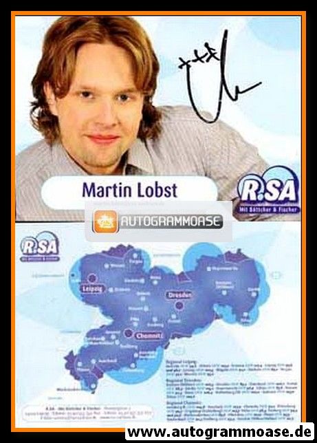 Autogramm Radio | R.SA | Martin LOBST | 2010er (Portrait Color)