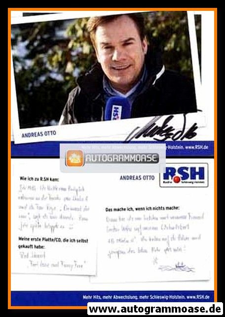 Autogramm Radio | R.SH | Andreas OTTO | 2010er (Portrait Color)