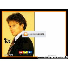 Autogramm TV | RTL | Axel PAPE | 1990er (Portrait Color) Horn-Lingk