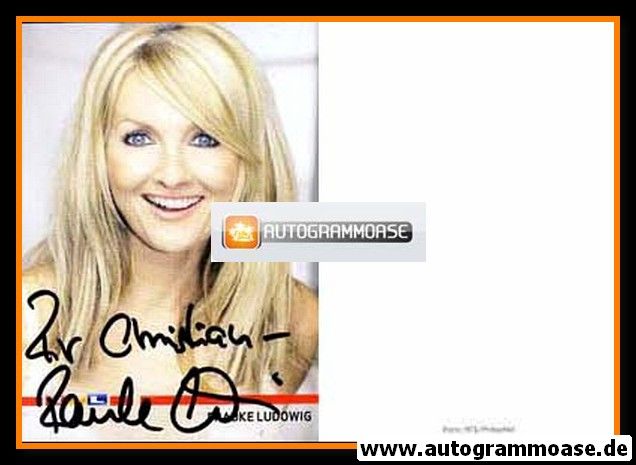 Autogramm TV | RTL | Frauke LUDOWIG | 2010er (Portrait Color) Olschewski