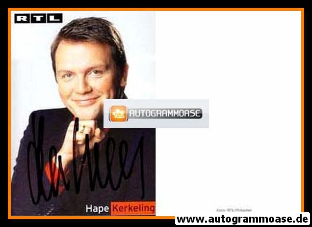 Autogramm TV | RTL | Hape KERKELING | 2000er (Portrait Color) Stempell