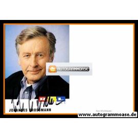 Autogramm TV | RTL | Johannes GROSSMANN | 1990er (Portrait Color)