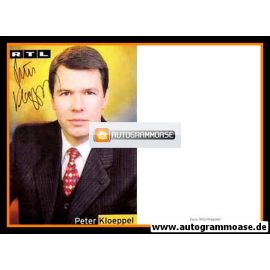 Autogramm TV | RTL | Peter KLOEPPEL | 2000er (Portrait Color) Schirnhofer