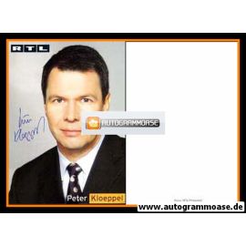 Autogramm TV | RTL | Peter KLOEPPEL | 2000er (Portrait Color) Pritschet