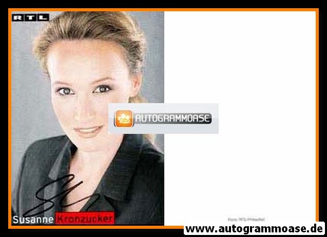 Autogramm TV | RTL | Susanne KRONZUCKER | 2000er (Portrait Color)