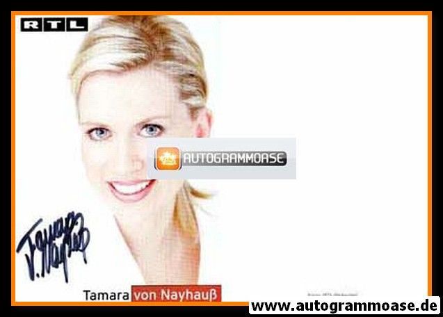 Autogramm TV | RTL | Tamara VON NAYHAUSS | 2000er (Portrait Color) Pick