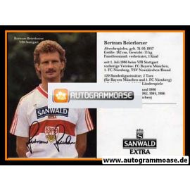 Autogramm Fussball | VfB Stuttgart | 1986 | Bertram BEIERLORZER