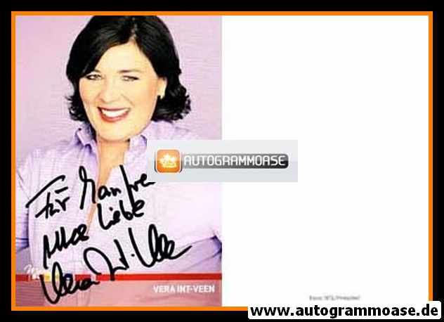 Autogramm TV | RTL | Vera INT-VEEN | 2010er (Portrait Color)