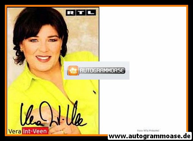 Autogramm TV | RTL | Vera INT-VEEN | 2000er (Portrait Color)