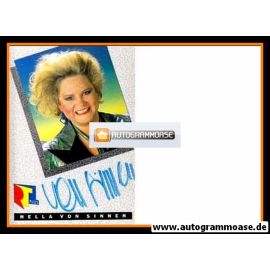 Autogramm TV | RTL | Hella VON SINNEN | 1980er (Portrait Color) 1