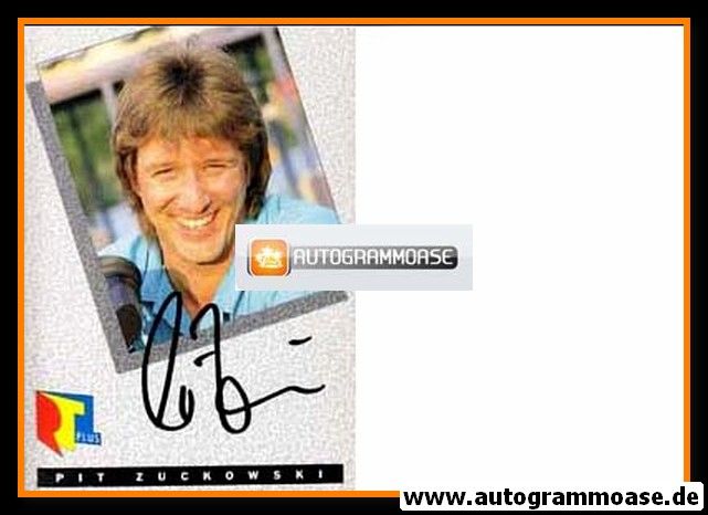 Autogramm TV | RTL | Pit ZUCKOWSKI | 1980er (Portrait Color)