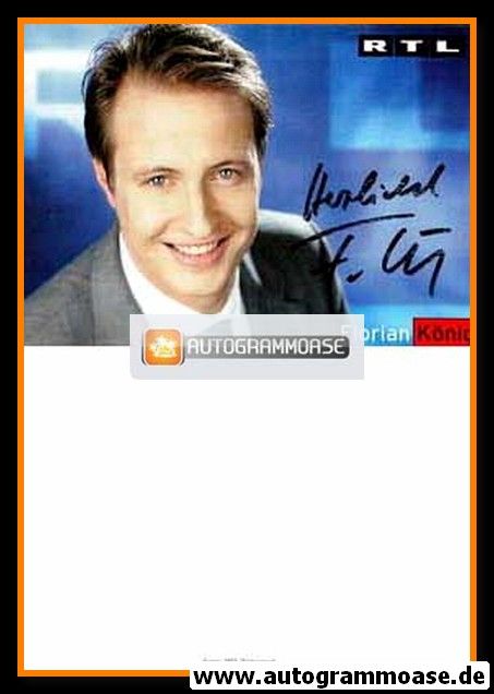 Autogramm TV | RTL | Florian KÖNIG | 2000er (Portrait Color)