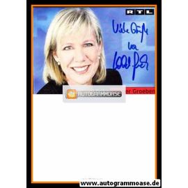 Autogramm TV | RTL | Ulrike VON DER GROEBEN | 2000er (Portrait Color) Stempell