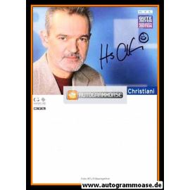 Autogramm TV | RTL | Hans CHRISTIANI | 2000er Druck "GZSZ"