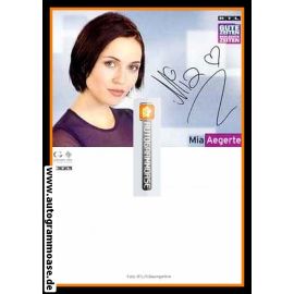 Autogramm TV | RTL | Mia AEGERTER | 2000er Druck "GZSZ" (Baumgartner)