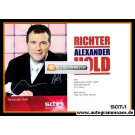 Autogramm TV | SAT1 | Alexander HOLD | 2000er Druck "Richter Alexander Hold" 2