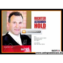 Autogramm TV | SAT1 | Alexander HOLD | 2000er Druck "Richter Alexander Hold" 3